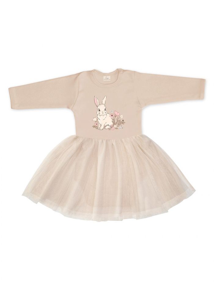 Bodykleid für Baby SWEET BUNNY mit langen Ärmeln