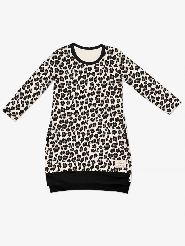 Damen-Tunika Leopard langram