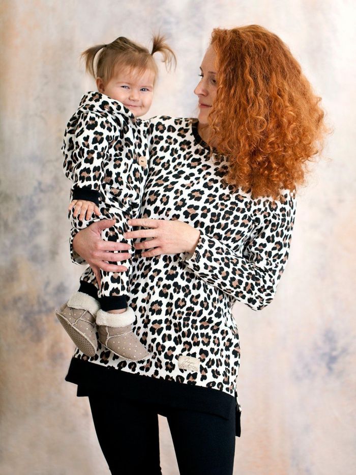 Damen-Tunika Leopard langram