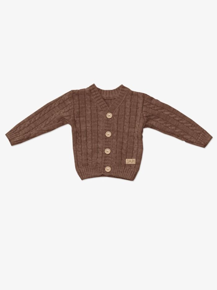 Jungen-Strickjacke MUSTER