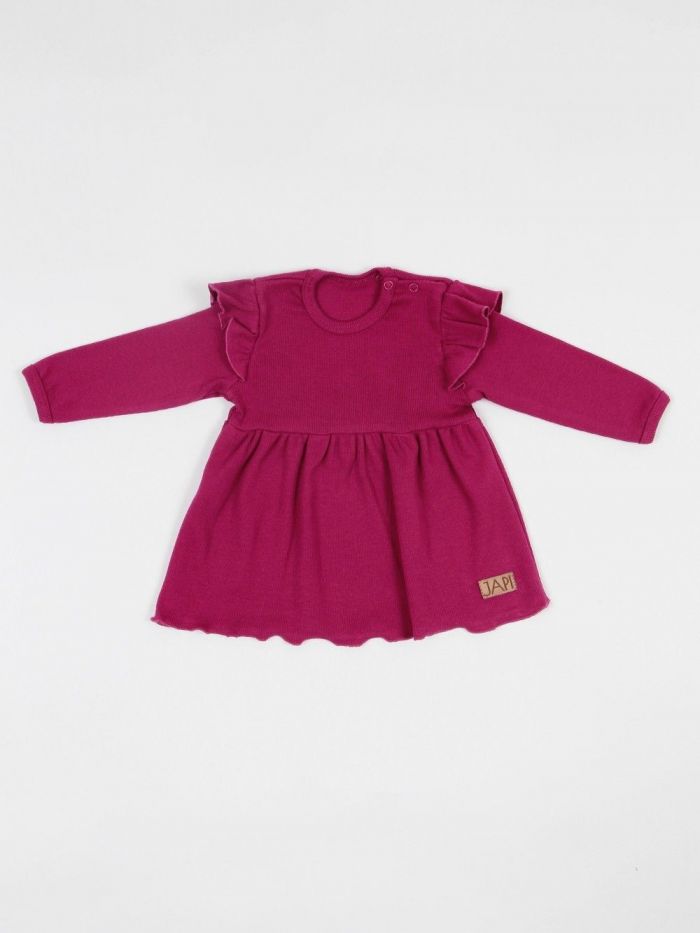 Kleider Falbel BASIC GIRL langarm