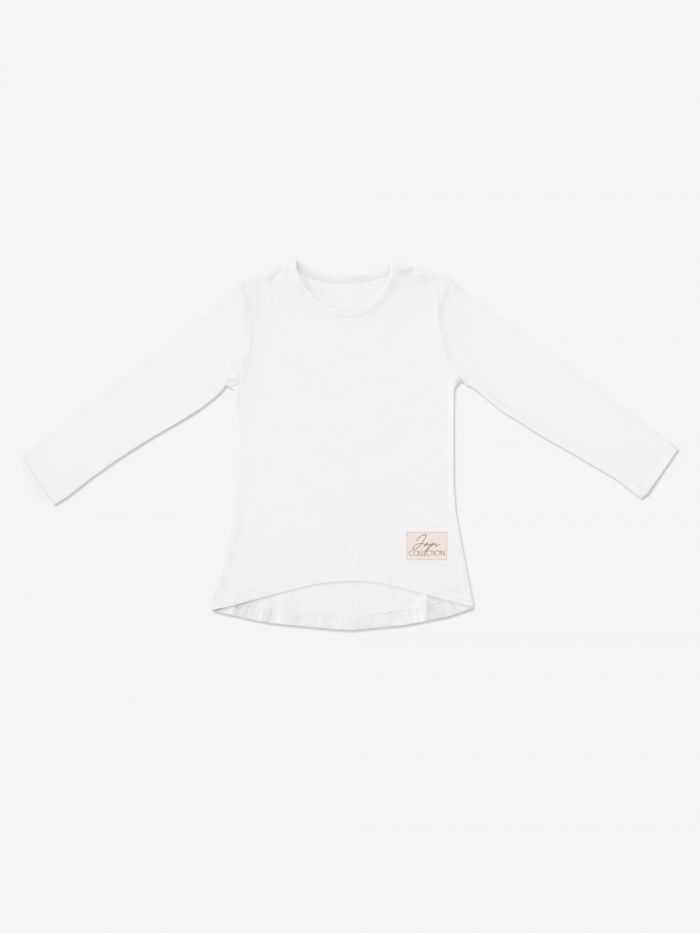 T-Shirt einfarbig FLOWERS langarm