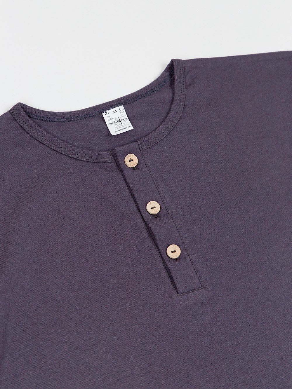 T-Shirt Herren langarm einfarbig ELEGANT