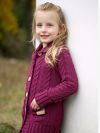 Mädchen-Strickjacke GÜRTEL