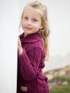 Mädchen-Strickjacke GÜRTEL