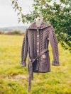 Mädchen-Strickjacke GÜRTEL