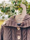 Mädchen-Strickjacke GÜRTEL